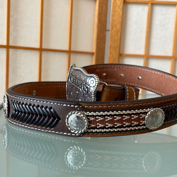 Cavender’s Leather Belt Size 28 - Picture 5 of 14